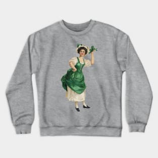 Victorian girl Crewneck Sweatshirt